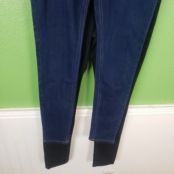 BUNDLE 2 Old Navy Denim High Rise Blue Black Skinny Jeans Size 0 - Picture 11 of 11